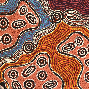 Aboriginal Art by Initji Windlass, Ngayuku Ngura, 86x76cm - ART ARK®