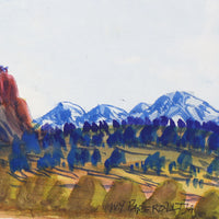 Aboriginal Artwork by Ivy Pareroultja, Mt Giles, 53.5x17cm