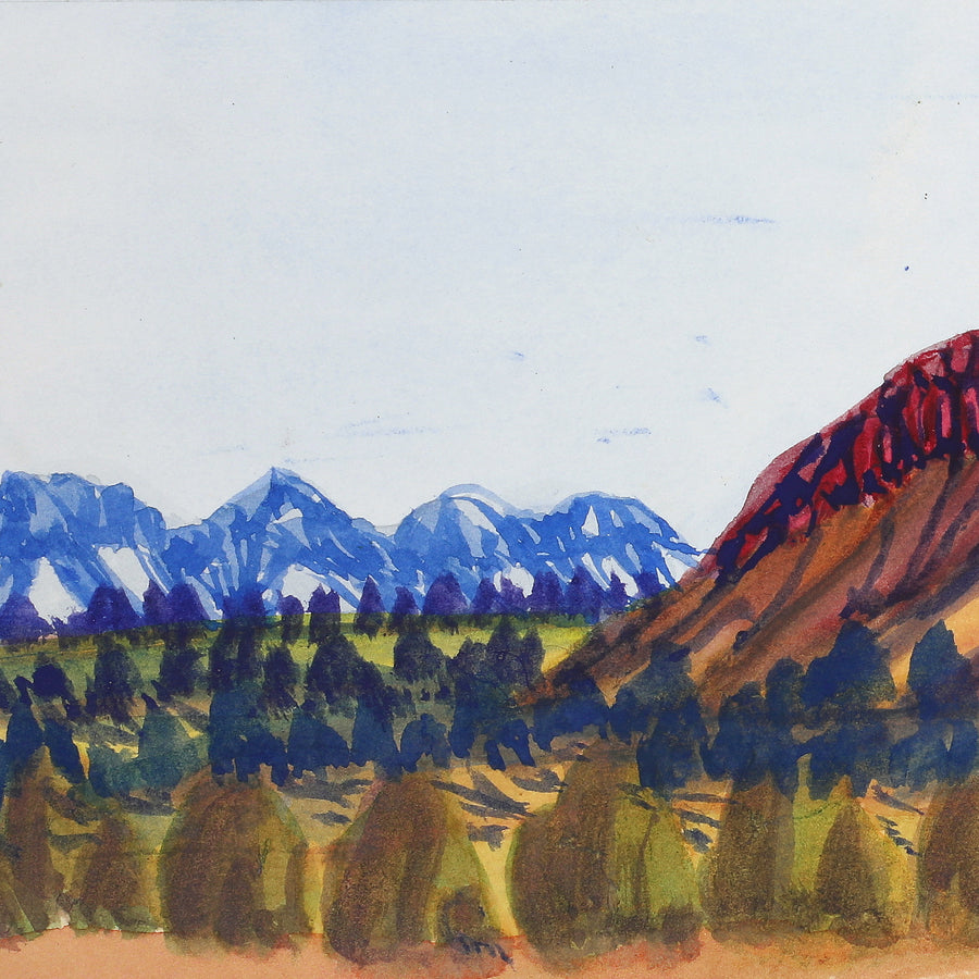 Aboriginal Artwork by Ivy Pareroultja, Mt Giles, 53.5x17cm