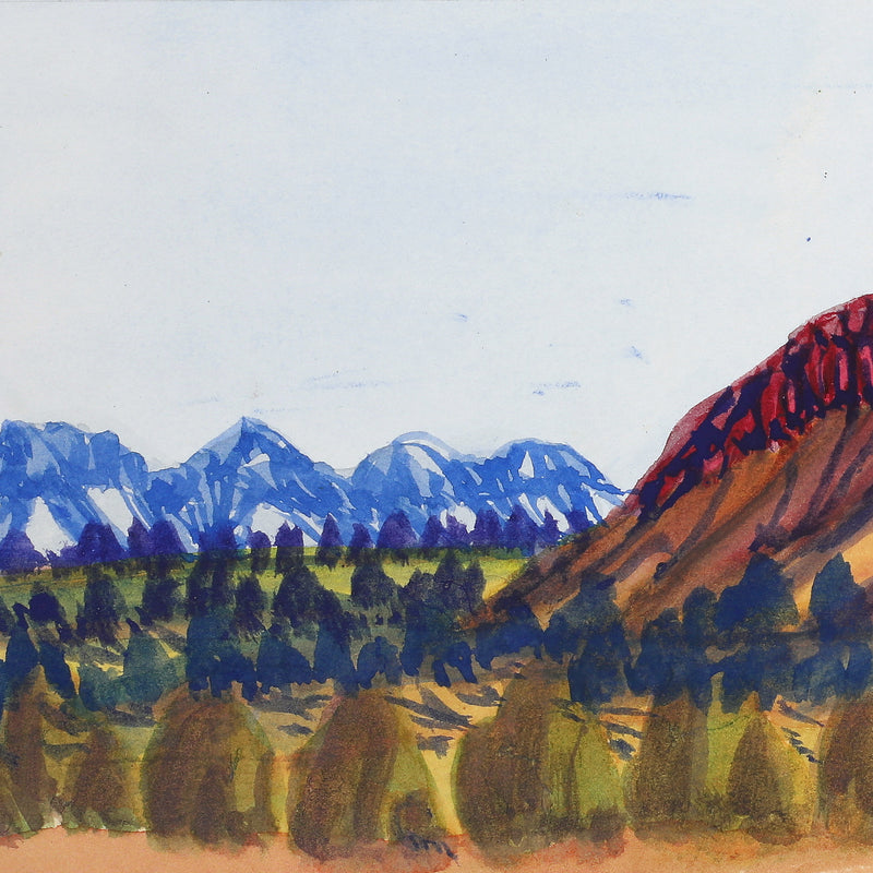 Aboriginal Artwork by Ivy Pareroultja, Mt Giles, 53.5x17cm