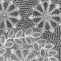Aboriginal Artwork by Jocelyn Napanangka Frank, Lukarrara Jukurrpa (Desert Fringe-rush Seed Dreaming), 76x46cm