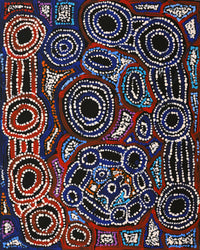 Aboriginal Artwork by Joy Nangala Brown, Yumari Jukurrpa, 50x40cm