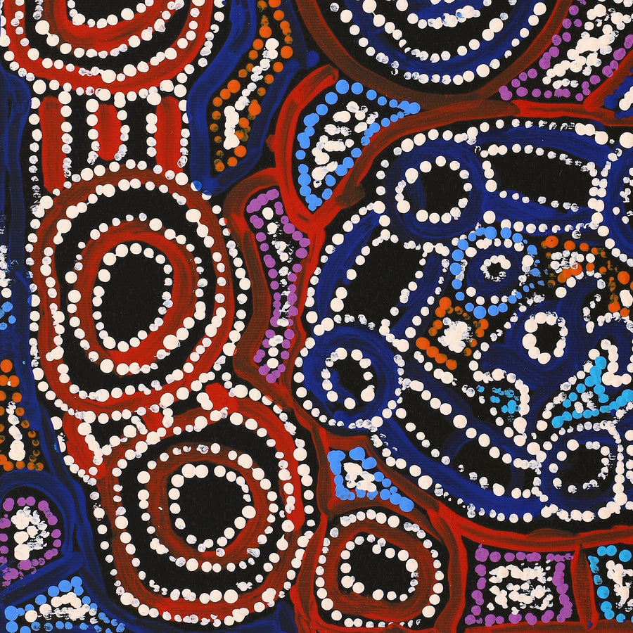 Aboriginal Artwork by Joy Nangala Brown, Yumari Jukurrpa, 50x40cm