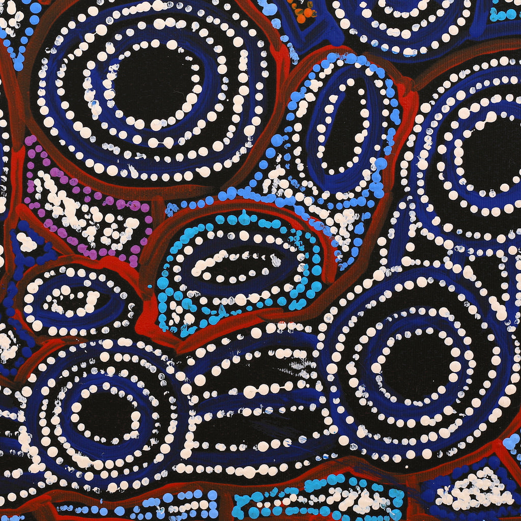 Aboriginal Art by Joy Nangala Brown, Yumari Jukurrpa, 50x40cm - ART ARK®