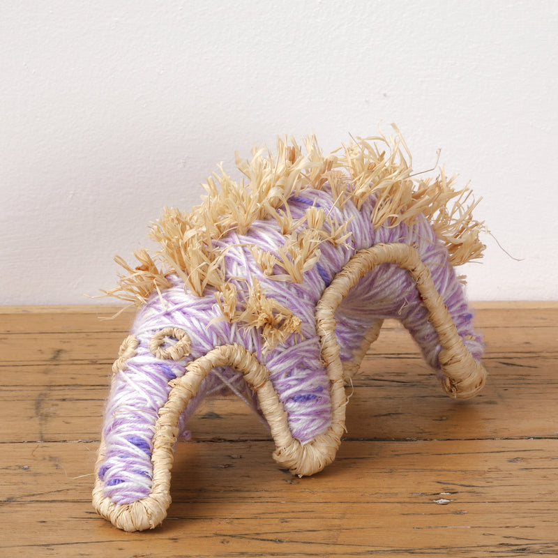 Aboriginal Artwork by Jacinta Heffernan - Tjilkamarta (echidna) Tjanpi Sculpture