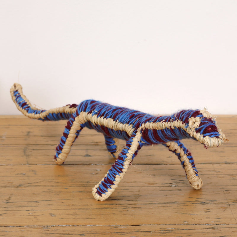 Aboriginal Artwork by Jacinta Heffernan - Tinka (lizard) Tjanpi Sculpture