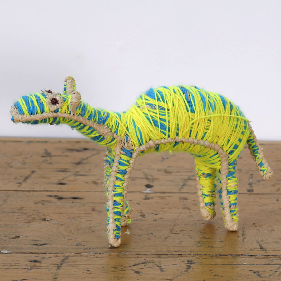 Aboriginal Artwork by Jacinta Heffernan - Papa(dog) Tjanpi Sculpture