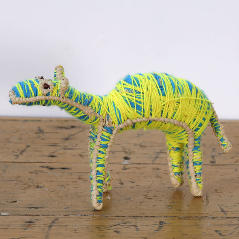 Aboriginal Artwork by Jacinta Heffernan - Papa(dog) Tjanpi Sculpture