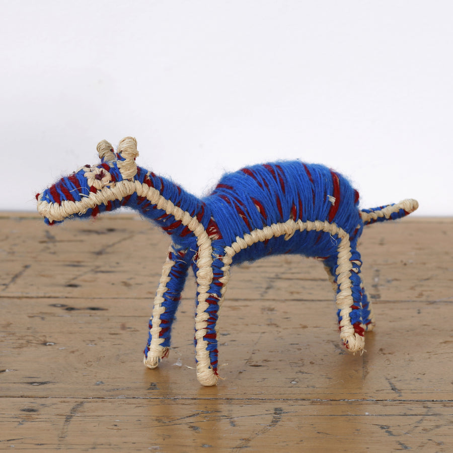 Aboriginal Artwork by Jacinta Heffernan - Papa(dog) Tjanpi Sculpture