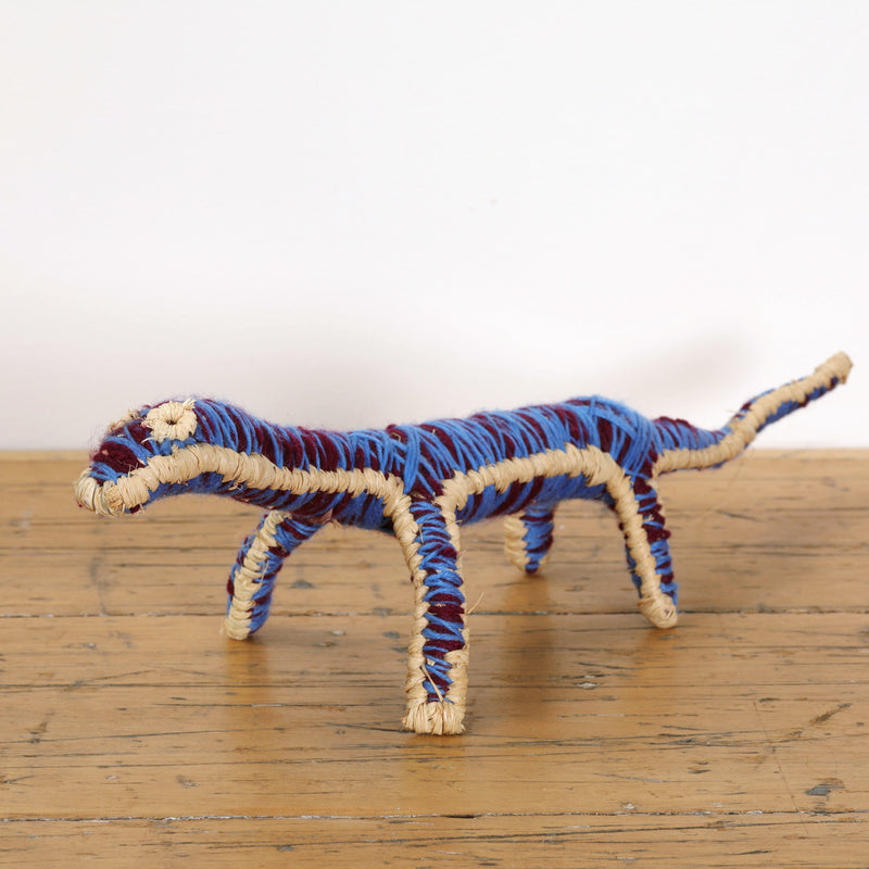 Aboriginal Artwork by Jacinta Heffernan - Tinka (lizard) Tjanpi Sculpture