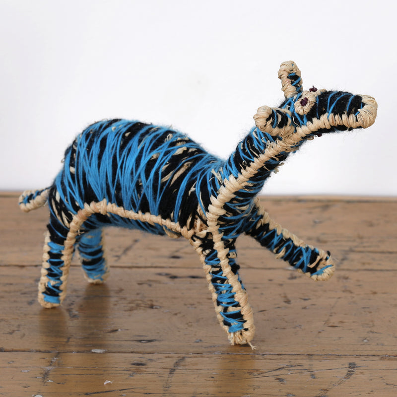 Aboriginal Artwork by Jacinta Heffernan - Papa(dog) Tjanpi Sculpture