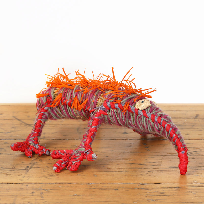 Aboriginal Artwork by Jackie Pearce - Tjilkamarta (echidna) Tjanpi Sculpture