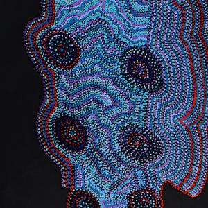 Aboriginal Art by Jeani Napangardi Lewis, Mina Mina Jukurrpa - Ngalyipi, 183x76cm - ART ARK®