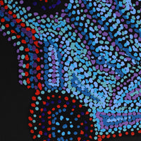 Aboriginal Artwork by Jeani Napangardi Lewis, Mina Mina Jukurrpa - Ngalyipi, 183x76cm