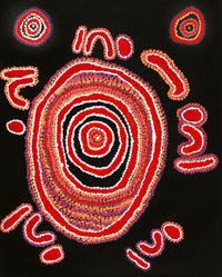 Aboriginal Artwork by Jeani Napangardi Lewis, Mina Mina Jukurrpa, 76x61cm