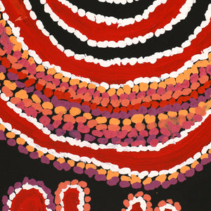 Aboriginal Artwork by Jeani Napangardi Lewis, Mina Mina Jukurrpa, 76x61cm - ART ARK®