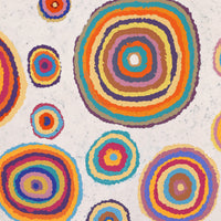Aboriginal Artwork by Jeanie Nampijinpa Ross, Watiya-warnu Jukurrpa (Seed Dreaming), 76x61cm
