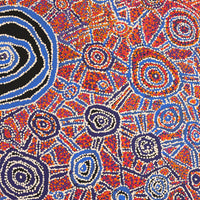 Aboriginal Artwork by Jeani Napangardi Lewis, Mina Mina Jukurrpa, 107x107cm