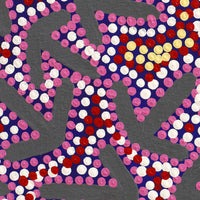 Aboriginal Artwork by Jeffrey Jangala Gallagher, Yankirri Jukurrpa (Emu Dreaming) - Ngarlikurlangu, 107x107cm