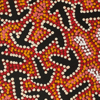 Aboriginal Artwork by Jeffrey Jangala Gallagher, Yankirri Jukurrpa (Emu Dreaming) - Ngarlikurlangu, 122x76cm