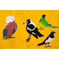 Jeffrey Lewis, Birds, 75x50cm