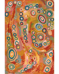 Aboriginal Artwork by Jennifer Mintaya Connelly Ward, Kungkarangkalpa (Seven Sisters Story), 91x61cm