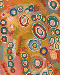 Aboriginal Artwork by Jennifer Mintaya Connelly Ward, Kungkarangkalpa (Seven Sisters Story), 91x61cm