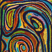 Aboriginal Artwork by Jennifer Mintaya Connelly Ward, Kungkarangkalpa (Seven Sisters Story), 91x46cm