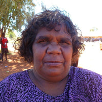 Aboriginal Artwork by Jennifer Napaljarri Lewis, Ngapa Jukurrpa (Water Dreaming) - Puyurru, 122x61cm