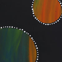 Aboriginal Artwork by Jennifer Mintaya Connelly Ward, Kungkarangkalpa (Seven Sisters Story), 91x61cm