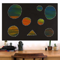 Aboriginal Art by Jennifer Mintaya Connelly Ward, Kungkarangkalpa (Seven Sisters Story), 91x61cm - ART ARK®