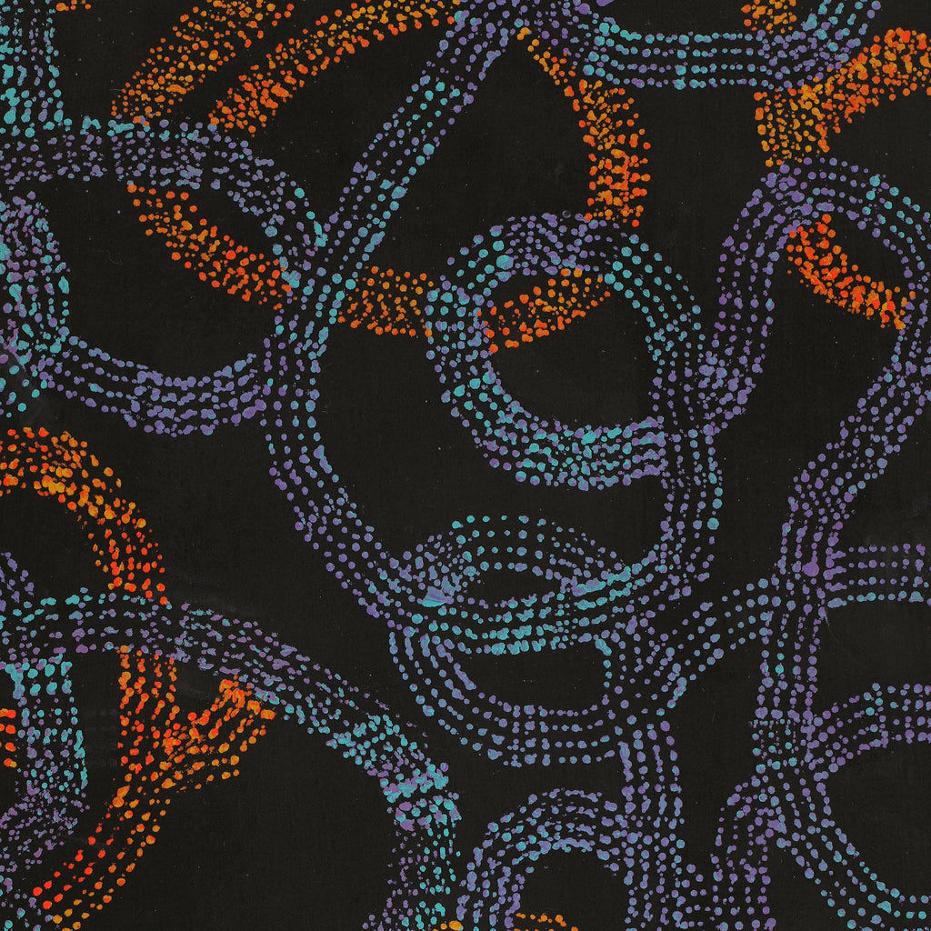 Aboriginal Artwork by Jennifer Mintaya Connelly Ward, Kungkarangkalpa (Seven Sisters Story), 91x76cm