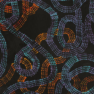 Aboriginal Art by Jennifer Mintaya Connelly Ward, Kungkarangkalpa (Seven Sisters Story), 91x76cm - ART ARK®