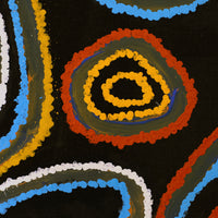 Aboriginal Artwork by Jennifer Mintaya Connelly Ward, Kungkarangkalpa (Seven Sisters Story), 91x91cm