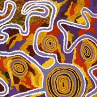 Aboriginal Artwork by Jennifer Mintaya Connelly Ward, Kungkarangkalpa (Seven Sisters Story), 122x91cm