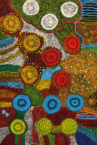 Aboriginal Artwork by Inawantji Jennifer Forbes, Minyma Kutjara, 91x61cm