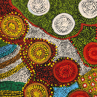 Aboriginal Art by Inawantji Jennifer Forbes, Minyma Kutjara, 91x61cm - ART ARK®