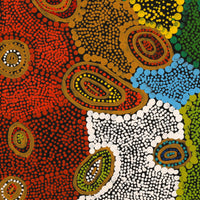 Aboriginal Art by Jennifer Forbes, Minyma Kutjara, 51x51cm - ART ARK®