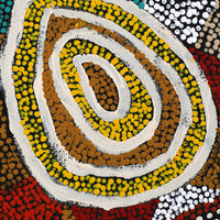 Aboriginal Artwork by Jennifer Forbes, Minyma Kutjara, 56x56cm