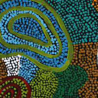 Aboriginal Artwork by Jennifer Forbes, Minyma Kutjara, 56x56cm