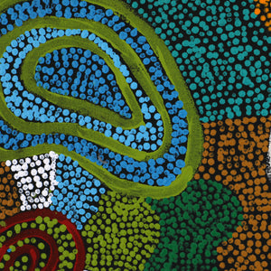 Aboriginal Art by Jennifer Forbes, Minyma Kutjara, 56x56cm - ART ARK®