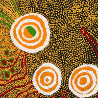 Aboriginal Artwork by Inawantji Jennifer Forbes, Minyma Tjukurpa, 56x56cm