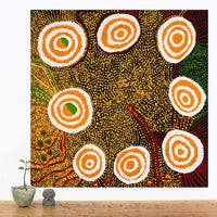 Aboriginal Artwork by Inawantji Jennifer Forbes, Minyma Tjukurpa, 56x56cm