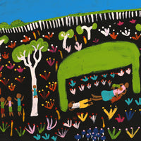 Aboriginal Art by Jennifer Forbes, Bush trip to my homelands, 61x46cm - ART ARK®