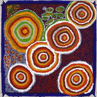Aboriginal Artwork by Jennifer Forbes, Minyma Kutjara, 61x61cm