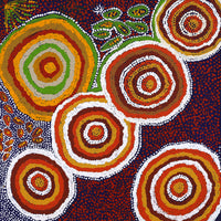 Aboriginal Artwork by Jennifer Forbes, Minyma Kutjara, 61x61cm