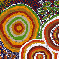 Aboriginal Artwork by Jennifer Forbes, Minyma Kutjara, 61x61cm