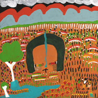 Aboriginal Artwork by Jennifer Forbes, Bush trip to my homelands, 61x61cm