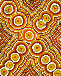 Aboriginal Artwork by Jennifer Forbes, Kungkarangkalpa (Seven Sisters Story), 76x61cm