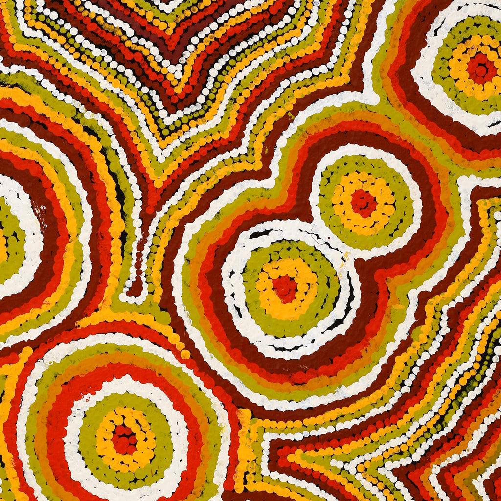 Aboriginal Artwork by Jennifer Forbes, Kungkarangkalpa (Seven Sisters Story), 76x61cm - ART ARK®